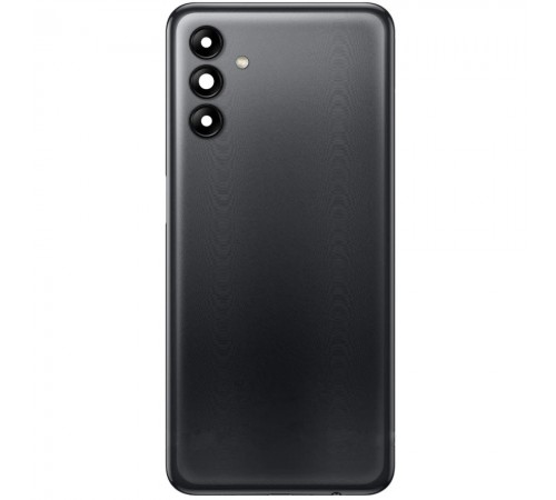 Задняя панель корпуса для Samsung A047 Galaxy A04s, черная + стекло камеры