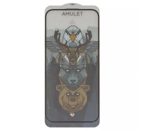 Защитное стекло iNobi Amulet для Apple iPhone 15 Pro Max, Full Glue, Anti-Static, черный