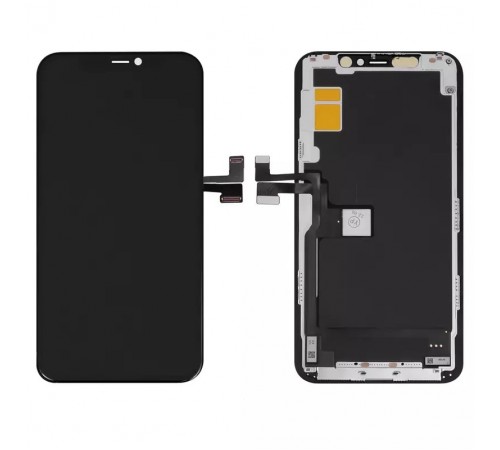 Дисплей для iPhone 11 Pro, черный, с рамкой, High Copy (OLED), GW OEM hard