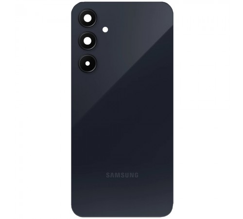 Задняя панель корпуса для Samsung A356 Galaxy A35 5G, синяя (Navy) + стекло камеры Задняя панель корпуса для Samsung A356 Galaxy A35 5G, синяя (Navy) + стекло камеры