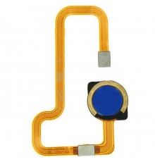 Шлейф для Xiaomi Redmi Note 8T, сканера отпечатка пальца (Touch ID), синий (Starscape Blue), Original (PRC)