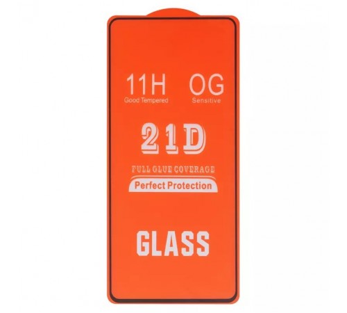 Захисне скло для Xiaomi Redmi Note 13 5G, Redmi Note 13 Pro 4G, Redmi Note 14 4G, Redmi Note 14 Pro 4G, сумісне з чохлом, Full Glue, (без упаковки), чорний