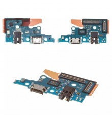 Шлейф для Samsung A705F/DS Galaxy A70, коннектора зарядки, коннектора наушников, микрофона, плата зарядки, High Copy