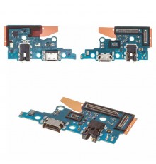 Шлейф для Samsung A705F/DS Galaxy A70, коннектора зарядки, коннектора наушников, микрофона, плата зарядки, High Copy