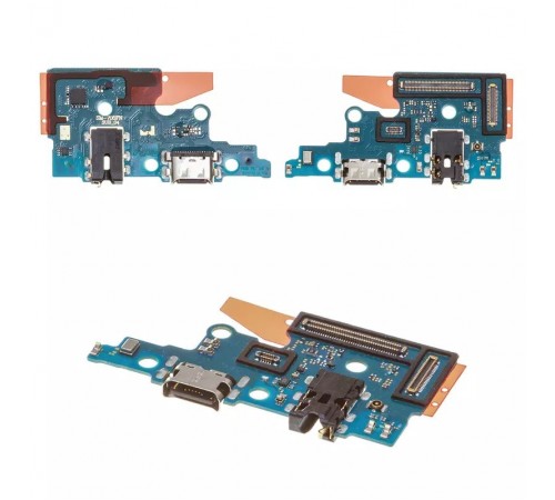 Шлейф для Samsung A705F/DS Galaxy A70, коннектора зарядки, коннектора наушников, микрофона, плата зарядки, High Copy