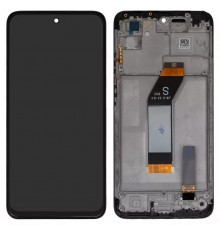Дисплей для Xiaomi Redmi 10 (2022), чорний, з рамкою, Original (PRC)