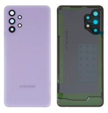 Задня панель корпусу для Samsung A325 Galaxy A32, фіолетова (Awesome Violet) + скло камери