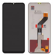 Дисплей для Tecno Spark 6 Go (KE5, KE5J); Infinix Smart 5, черный, без рамки, FLYCDI