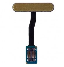 Шлейф для Samsung G970 Galaxy S10e, кнопки увімкнення, сканера відбитка пальця (Touch ID), жовтий (Canary Yellow), Original (PRC)