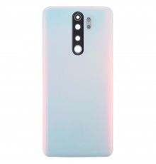 Задня панель корпуса для Xiaomi Redmi Note 8 Pro, біла, Copy + скло камери
