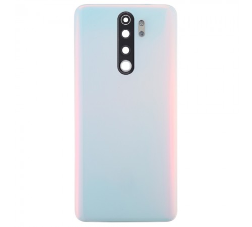 Задня панель корпуса для Xiaomi Redmi Note 8 Pro, біла, Copy + скло камери