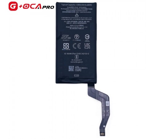 Акумулятор G+OCA Pro GP5JE для Google Pixel 7a, Li-Polymer, 3,85 В, 4385 мАг Акумулятор G+OCA Pro GP5JE для Google Pixel 7a, Li-Polymer, 3,85 В, 4385 мАг