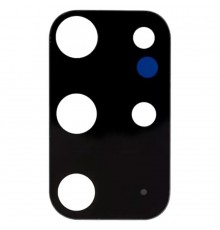 Скло камери для Samsung G985 Galaxy S20 Plus, чорне, без рамки