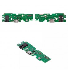 Шлейф для Tecno Spark 6 (KE7), коннектора зарядки, коннектора наушников, микрофона, плата зарядки