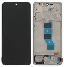 Дисплей для Xiaomi Redmi Note 14 5G, зеленый (Coral Green), с рамкой, High Copy (OLED)