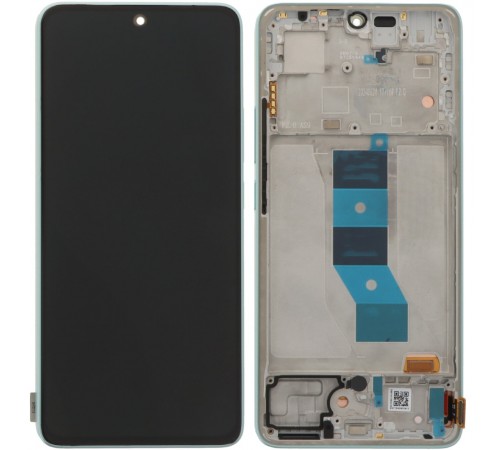 Дисплей для Xiaomi Redmi Note 14 5G, зеленый (Coral Green), с рамкой, High Copy (OLED)