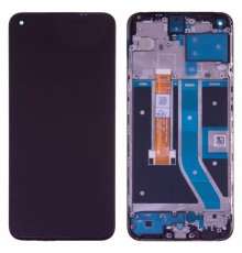 Дисплей для OnePlus Nord N100, с рамкой, черный, High Copy