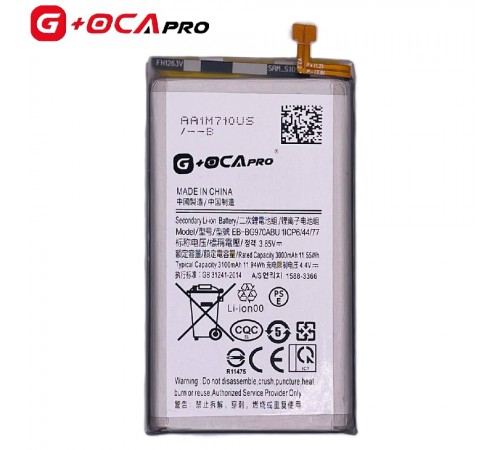 Аккумулятор G+OCA Pro EB-BG970ABU для Samsung G970 Galaxy S10e, Li-ion, 3,85 B, 3100 мАч Аккумулятор G+OCA Pro EB-BG970ABU для Samsung G970 Galaxy S10e, Li-ion, 3,85 B, 3100 мАч