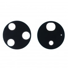 Скло камери для Huawei P50 Pro, чорне, без рамки, комплект 2 шт.