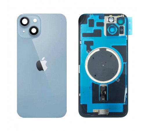 Задня панель корпусу для iPhone 14 Plus, синя + скло камери, Original (PRC), blue