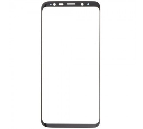 Защитное стекло для Samsung G965 Galaxy S9 Plus, 9H, Full-Screen, Full Glue, (без упаковки), черный