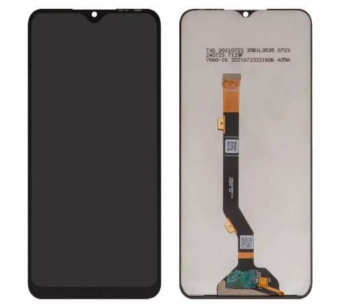 Дисплей для Tecno Spark 8P, Spark 9 Pro; Infinix Hot 11, чорний, без рамки, Сopy, KH7n, KG7H, KG7, KG7n, KG6p, X662 (TXDI660JBRPU-16)