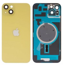 Задня панель корпусу для iPhone 14 Plus, жовта + скло камери, Original (PRC), yellow
