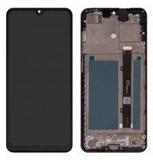 Дисплей для ZTE Blade A53 Pro, чорний, з рамкою, Original (PRC)