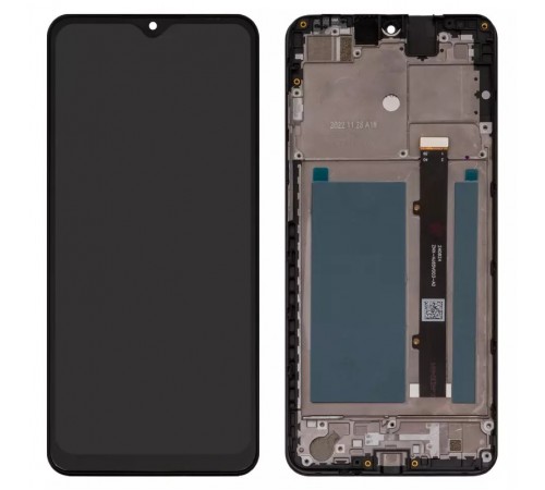 Дисплей для ZTE Blade A53 Pro, чорний, з рамкою, Original (PRC)
