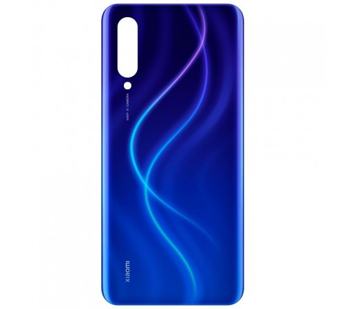 Задняя панель корпуса для Xiaomi Mi 9 Lite, синяя (Aurora Blue), Copy