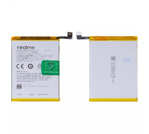 Аккумулятор BLP729 для Realme 5, 5i, C11 (2021), C20, C21, C21Y, C3, Li-Polymer, 3,87 B, 5000 мАч, Original (PRC) Аккумулятор BLP729 для Realme 5, 5i, C11 (2021), C20, C21, C21Y, C3, Li-Polymer, 3,87 B, 5000 мАч, Original (PRC)