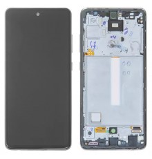 Дисплей для Samsung A525 Galaxy A52, A526 Galaxy A52 5G, черный, с рамкой, Original, сервисная упаковка, #GH82-25524A/GH82-25526A/GH82-25754A