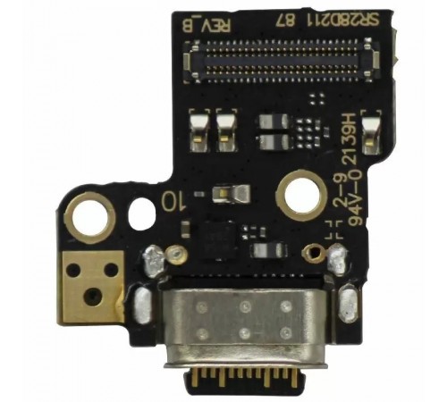 Шлейф для Motorola Moto G200 5G XT2175-1, Edge S30 XT2175-2, коннектора зарядки, микрофона, плата зарядки