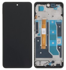 Дисплей для Realme C67 4G, черный (Black Rock), с рамкой, High Copy, RMX3890