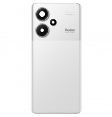 Задня панель корпусу для Xiaomi Redmi Note 13 Pro Plus, біла (Moonlight White), Copy + скло камери