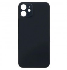 Задняя панель корпуса для iPhone 12, черная, не нужно снимать стекло камеры, Original (PRC), big hole