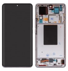 Дисплей для Xiaomi 12 Pro, фиолетовый (Purple), с рамкой, Original (PRC), 2201122C, 2201122G