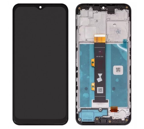 Дисплей для Motorola Moto G10 Power, Moto G10 XT2127, Moto G20 XT2128, Moto G30 XT2129, черный, с рамкой, High Copy