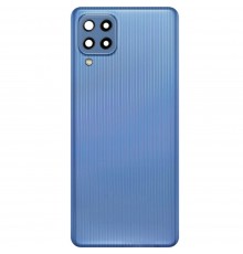 Задня панель корпусу для Samsung M325 Galaxy M32, блакитна (Light Blue) + скло камери