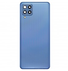 Задняя панель корпуса для Samsung M325 Galaxy M32, голубая (Light Blue) + стекло камеры