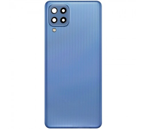 Задня панель корпусу для Samsung M325 Galaxy M32, блакитна (Light Blue) + скло камери