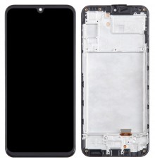 Дисплей для Samsung A245 Galaxy A24, черный, с рамкой, Сopy (TFT)