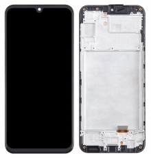Дисплей для Samsung A245 Galaxy A24, M346 Galaxy M34, черный, с рамкой, Сopy (TFT)