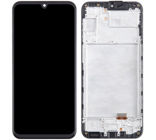 Дисплей для Samsung A245 Galaxy A24, черный, с рамкой, Сopy (TFT)