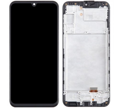Дисплей для Samsung A245 Galaxy A24, M346 Galaxy M34, черный, с рамкой, Сopy (TFT)