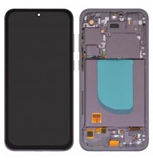 Дисплей для Samsung S711 Galaxy S23 FE, черный, с рамкой, High Copy (OLED)