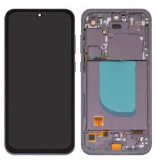 Дисплей для Samsung S711 Galaxy S23 FE, черный, с рамкой, High Copy (OLED)