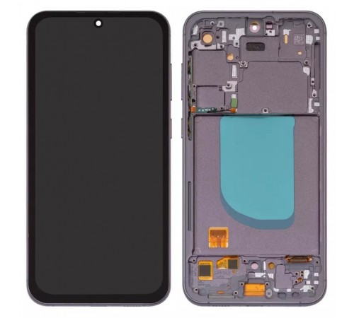 Дисплей для Samsung S711 Galaxy S23 FE, черный, с рамкой, High Copy (OLED)