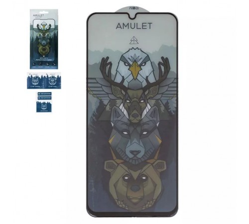 Защитное стекло iNobi Amulet для Samsung A145 Galaxy A14, A146 Galaxy A14 5G, M146B Galaxy M14, Full Glue, Anti-Static, черный