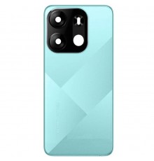 Задняя панель корпуса для Tecno Spark Go (2023) (BF7n), голубая (Uyuni Blue), Copy + стекло камеры